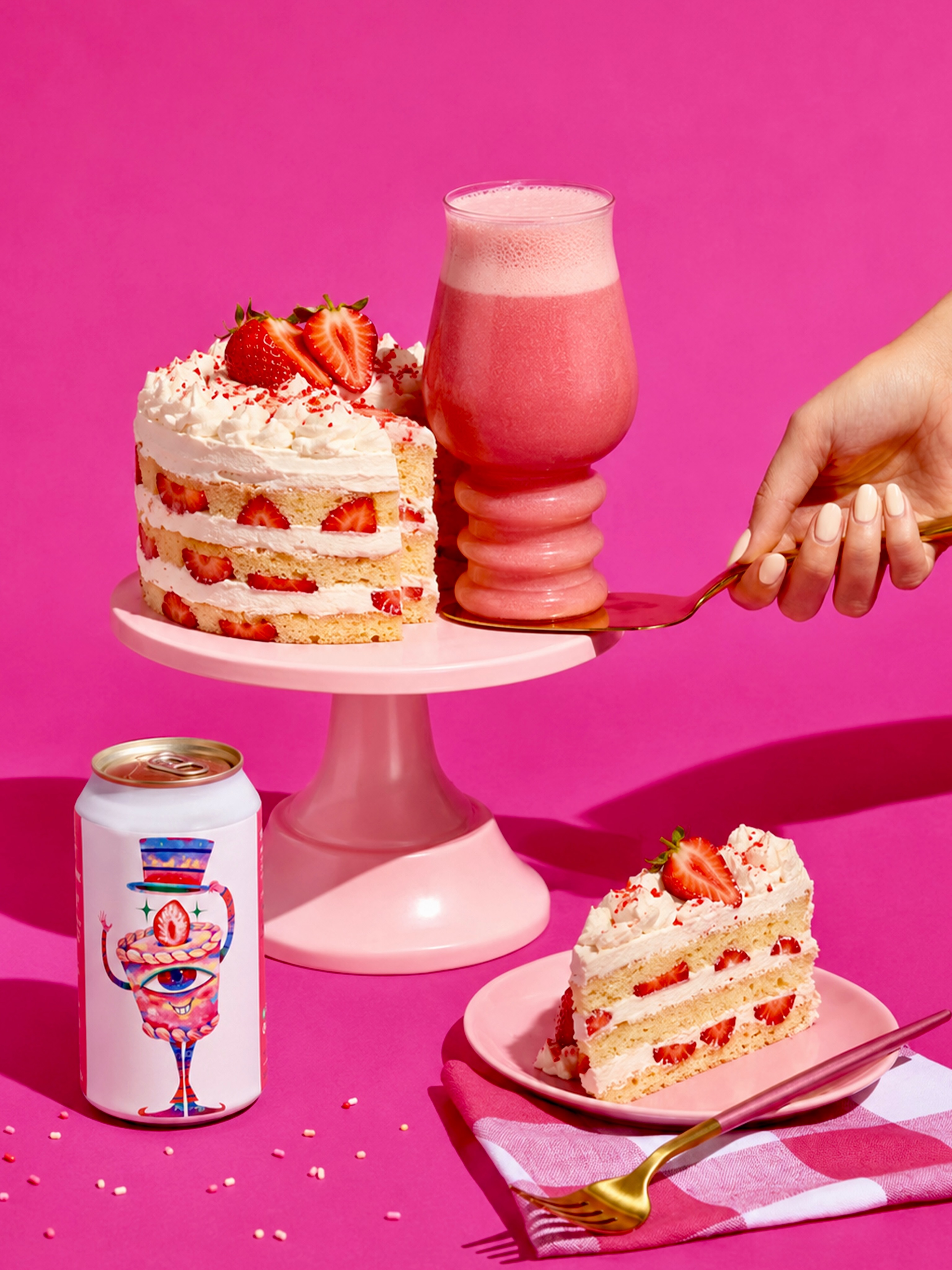 Strawberry Shortcake fruited sour